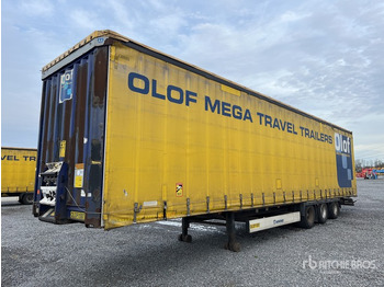 Remolque con toldo KRONE