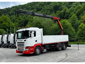 Camión caja abierta SCANIA G 450