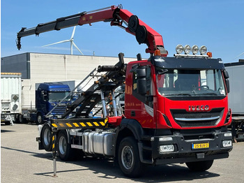 Camión con equipo de cable, Camión grúa Iveco Stralis 400 6x2 HMF 1720 K3 Kraan Met 24T HTS Kabel Systeem / Rotator / Euro 6: foto 3