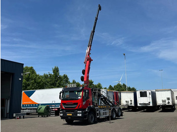Camión con equipo de cable, Camión grúa Iveco Stralis 400 6x2 HMF 1720 K3 Kraan Met 24T HTS Kabel Systeem / Rotator / Euro 6: foto 2