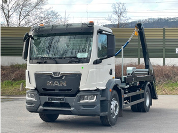 Camión volquete, Camión grúa MAN TGM 18.320 4x2 Euro 6e Hyva Absetzkipper: foto 2