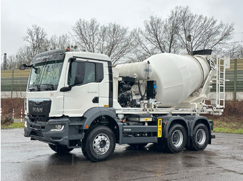 Camión multibasculante, Camión grúa MAN TGS 33.440 6x4 Euro6e Abroller + Fahrmischer: foto 3