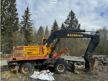 Excavadora 1979 Åkerman H9 Wheeled excavator w/ bucket. Repair object.: foto 3