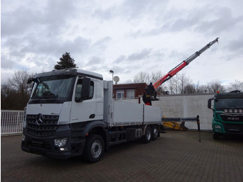 Camión grúa, Camión caja abierta Mercedes-Benz 2648 Baustoffpritsche + PK 23001 TEC3 Kran Mercedes-Benz 2648 Baustoffpritsche + PK 23001 TEC3 Kran: foto 3