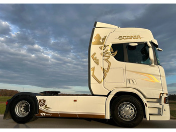 Cabeza tractora Scania R500 FULL AIR 2019 10x poduszki KLIMA POSTOJOWA / RETARDER / FULL SPOJLER / TOP STAN / od jedynego właściciela ! HYDRAULIKA spod beczki spożywczej ! / do wywrotu ruchomej podłogi beczki TOP TOP: foto 4