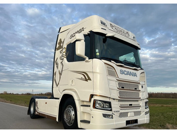 Cabeza tractora Scania R500 FULL AIR 2019 10x poduszki KLIMA POSTOJOWA / RETARDER / FULL SPOJLER / TOP STAN / od jedynego właściciela ! HYDRAULIKA spod beczki spożywczej ! / do wywrotu ruchomej podłogi beczki TOP TOP: foto 3
