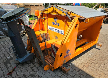 Esparcidor de sal Epoke SH3101 Salzstreuer 1,6m3 Salzsilo passend für Fendt Xylon JCB Fasttrac Multicar Unimog Winterdienst Aufbaustreuer Streuautomat Schmidt Küpper-Weisser: foto 2