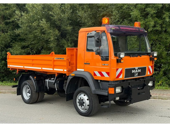 Camión volquete MAN * MAN 14-220 * Kiper Wywrotka Meiller * 4x4 * Zimowe Utrzymanie * Unimog *: foto 3