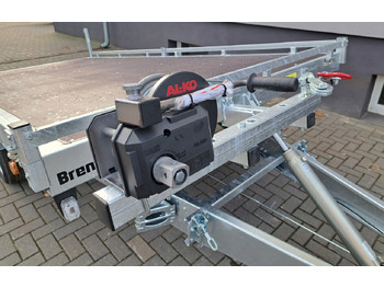 Remolque plataforma/ Caja abierta nuevo PRZYCZEPA PLATFORMA 508 CM, UCHYŁOWA Z WCIĄGARKĄ, DMC 3500 KG / PLATFORM TRAILER 508 CM, TILTING WITH WINCH, DMC 3500 KG: foto 4