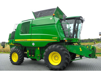 Leasing de  John Deere C 670 2008 Rok, heder 7,6m, 1900 mtg, Nie Malowany, Stan Idealny John Deere C 670 2008 Rok, heder 7,6m, 1900 mtg, Nie Malowany, Stan Idealny: foto 2