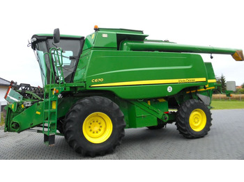 Leasing de  John Deere C 670 2008 Rok, heder 7,6m, 1900 mtg, Nie Malowany, Stan Idealny John Deere C 670 2008 Rok, heder 7,6m, 1900 mtg, Nie Malowany, Stan Idealny: foto 1