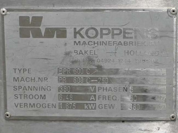 Maquinaria de alimentación Koppens breading machine PR600C: foto 5 Maquinaria de alimentación Koppens breading machine PR600C: foto 5