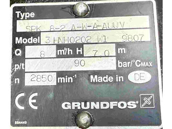 Bomba de refrigerante Kühlmittelpumpe GRUNDFOS: foto 3