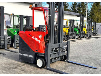 Carretilla de 4 vías Combilift C3000CB / LPG / TRIPLEX / 5500MM / FREE LIFT / SIDE SHIFT + FORK POSITIONER / LIKE NEW: foto 4