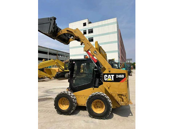 Minicargadora 90% New Front Loader Tractor CAT 246D Skid Steer Loader / Used Cat 226B 246C 246d Mini Skid Steer Loader in Stock: foto 5