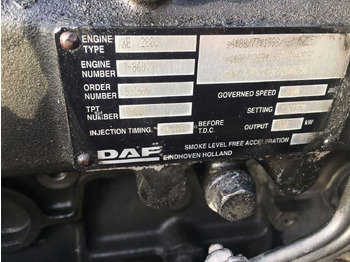 Motor para Camión DAF xe280c   DAF xf95 truck: foto 3