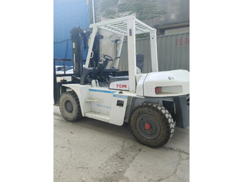 Carretilla elevadora diésel TCM FD50 Japan brand used 5 ton diesel forklift Customizable mast clamps: foto 5