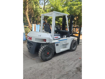Carretilla elevadora diésel TCM FD50 Japan brand used 5 ton diesel forklift Customizable mast clamps: foto 4