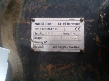 Acoplamiento rápido NADO Excomat NE 565 - Bobcat - Quick coupler: foto 4