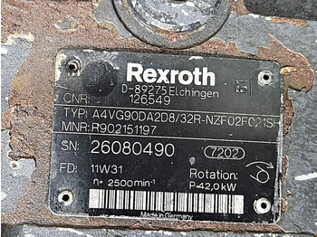 Hidráulica para Maquinaria de construcción Rexroth A4VG90DA2D8/32R-Drive pump/Fahrpumpe/Rijpomp: foto 5