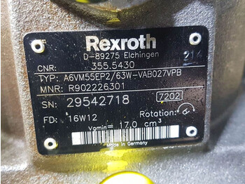 Hidráulica para Maquinaria de construcción nuevo Rexroth A6VM55EP2/63W-R902226301-Drive motor/Fahrmotor: foto 5