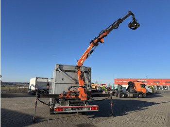 Camión volquete, Camión grúa Mercedes-Benz Atego 1529 4x2  Atlas 57.3-A2   Kadaverkipper: foto 4