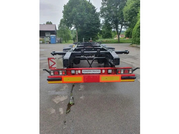 Remolque portacontenedore/ Intercambiable Krone Tandem Standard Lafette tiefgekuppelt 2-Achs Tandem Standard Lafette tiefgekuppelt TÜV NEU!: foto 5