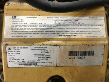 Maquinaria de construcción Caterpillar C32 WZH-3413157 FOR PARTS: foto 5