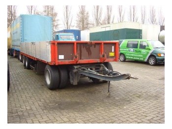 Remolque plataforma/ Caja abierta Burg OPEN MET ALUMINIUM BORDEN 3-ASS: foto 1