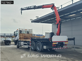 Camión caja abierta, Camión grúa Iveco Trakker 360 6X4 Palfinger PK17.001 SLD Remote Steelsuspension Big-Axle: foto 2