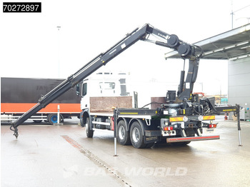 Camión caja abierta, Camión grúa Mercedes-Benz Arocs 2636 6X4 Hiab 144 E-3 Hipro Kran Crane Remote Full Steel Euro 6: foto 2