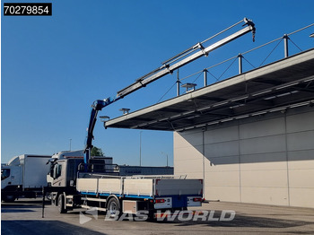 Camión caja abierta, Camión grúa Scania P280 4X2 HMF 1420K-RC Kran Crane Automatic Euro 6: foto 2
