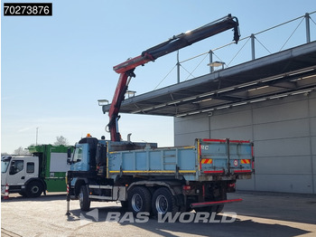 Camión volquete, Camión grúa Volvo FMX 420 6X4 Fassi F155A.2.22 Crane 9m3 Big-Axle Automatic Euro 5: foto 3