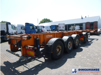 Camión portacontenedore/ Intercambiable Dennison 4-axle container combi trailer (3 + 1 axles) 20-30-40-45 ft: foto 4