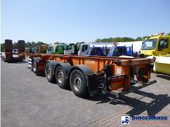 Camión portacontenedore/ Intercambiable Dennison 4-axle container combi trailer (3 + 1 axles) 20-30-40-45 ft: foto 3