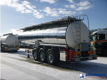 Semirremolque cisterna Feldbinder Chemical tank inox L4BH 30 m3 / 1 comp + pump: foto 3