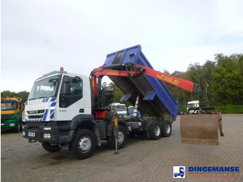 Camión grúa Iveco AD340T36 8x4 RHD tipper + Palfinger E120 plus + grapple: foto 5
