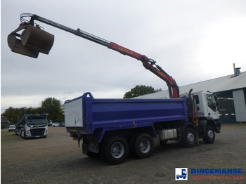 Camión grúa Iveco AD340T36 8x4 RHD tipper + Palfinger E120 plus + grapple: foto 4