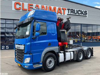 Cabeza tractora DAF FAT 85.510 6x4 Euro 6 Retarder Fassi 36 Tonmeter laadkraan: foto 2