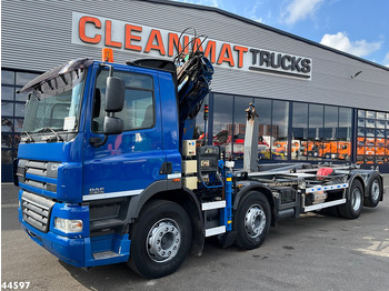 Camión multibasculante, Camión grúa DAF FAX 85 CF 360 8x2 Euro 5 Hiab 16 Tonmeter laadkraan: foto 2