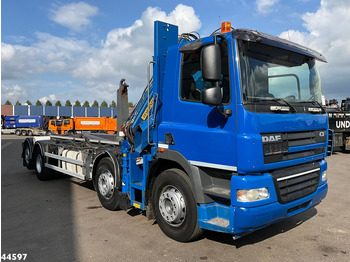 Camión multibasculante, Camión grúa DAF FAX 85 CF 360 8x2 Euro 5 Hiab 16 Tonmeter laadkraan: foto 3
