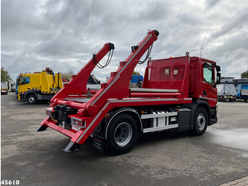 Camión portacontenedor de cadenas Scania P 250 Euro 6 Hyvalift 14 Ton portaalarmsysteem Just 106.234 Km!: foto 4