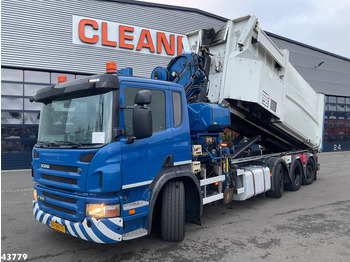 Camión multibasculante, Camión grúa Scania P 360 8x2 Hiab 21 Tonmeter laadkraan: foto 2