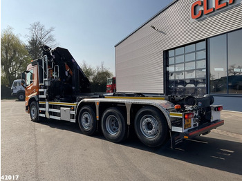 Camión multibasculante, Camión grúa Volvo FM 420 8x2 HMF 28 Tonmeter laadkraan: foto 2