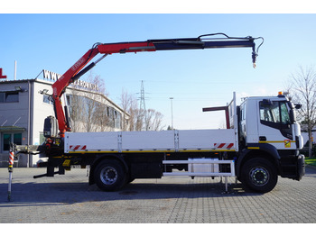 Camión caja abierta, Camión grúa IVECO Stralis X-Way 310 4x2 E6 / Fassi F155 crane / 670 MTH / 130 tho. km /: foto 4