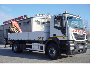 Camión caja abierta, Camión grúa IVECO Stralis X-Way 310 4x2 E6 / Fassi F155 crane / 670 MTH / 130 tho. km /: foto 2