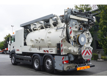 Limpieza de alcantarillado MAN TGS 26.360 E6 / RIVARD sewage cleaner 18 m3 / 90 tho. km / steering axle / 2 units: foto 4