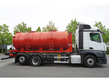 Camión cisterna MERCEDES-BENZ Actros 2545 6 × 2 MP5 / NEW septic barrel 13000 L: foto 5