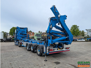 Semirremolque portacontenedore/ Intercambiable HAMMAR 151 HL 3-Assen - SideLoader36T - ContainerStacking - Gooseneck - Extended Boom - Afstandbediening: foto 4
