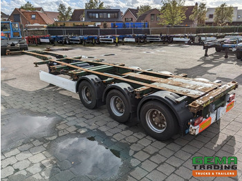 Semirremolque portacontenedore/ Intercambiable Krone SD 27 3-Assen BPW RearSlider - DrumBrakes - 5280kg - 07/2024APK (O1779): foto 3